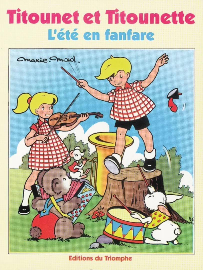 Couverture de l'album Titounet et Titounette Triomphe Tome 19 L'été en fanfare