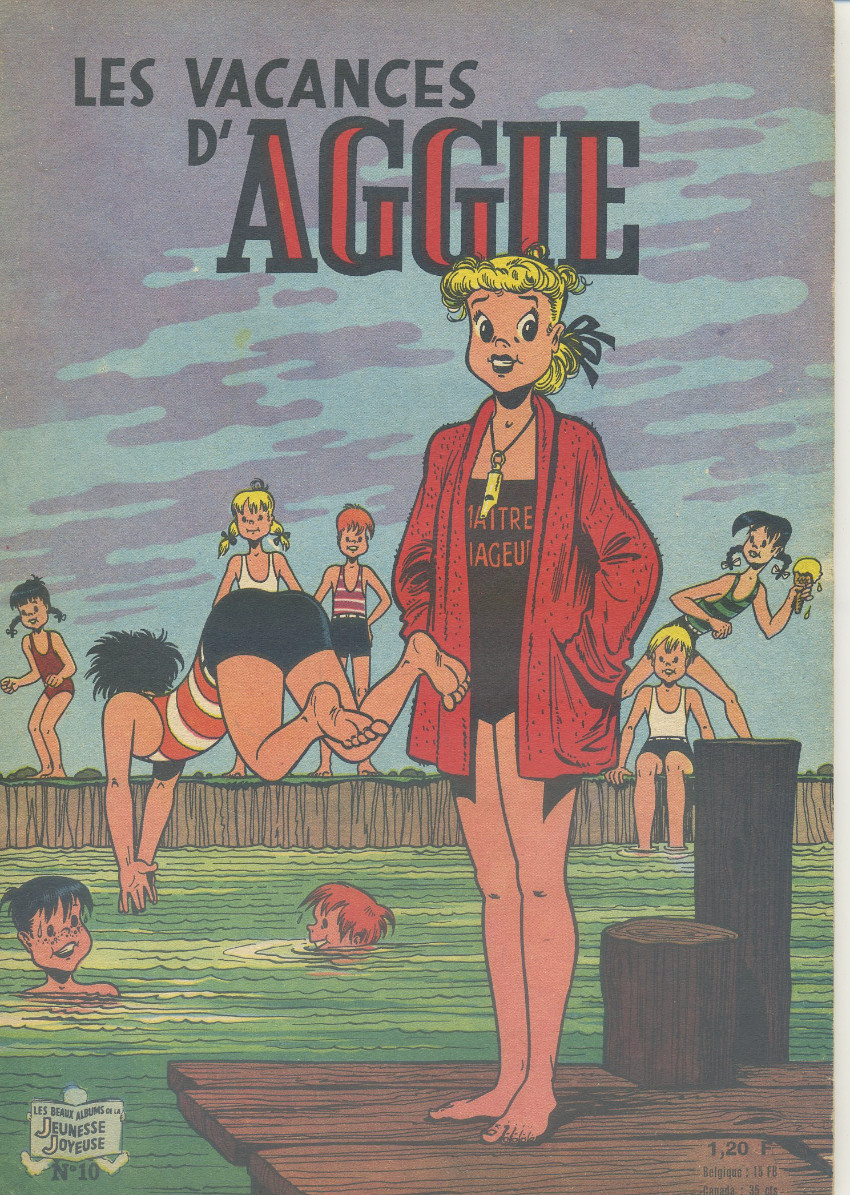 Couverture de l'album Aggie N° 10 Les vacances d'Aggie