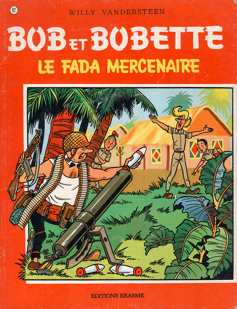 Couverture de l'album Bob et Bobette Tome 82 Le fada mercenaire