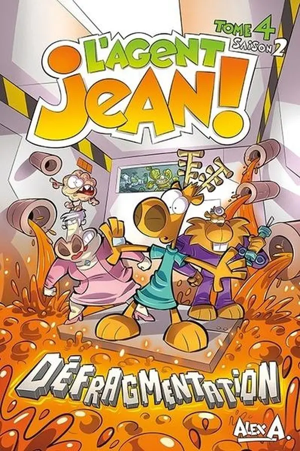 Couverture de l'album L'Agent Jean ! Saison 2 Tome 4 Défragmentation
