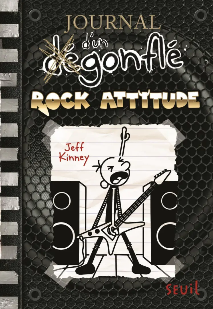 Couverture de l'album Journal d'un dégonflé Tome 17 Rock attitude