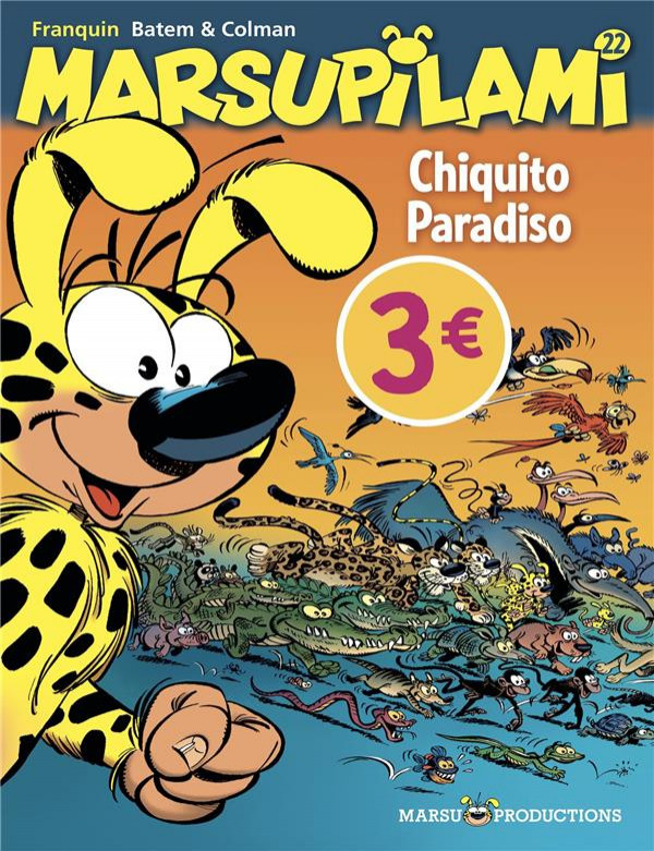 Couverture de l'album Marsupilami Tome 22 Chiquito Paradiso