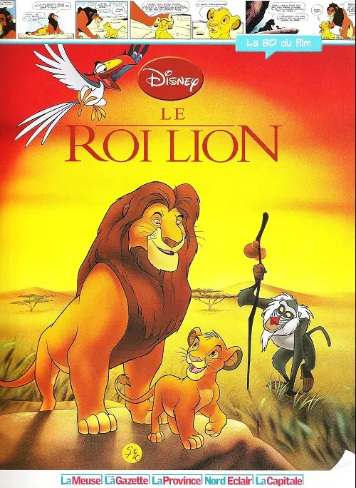 Couverture de l'album Disney - La BD du film Tome 4 Le roi lion