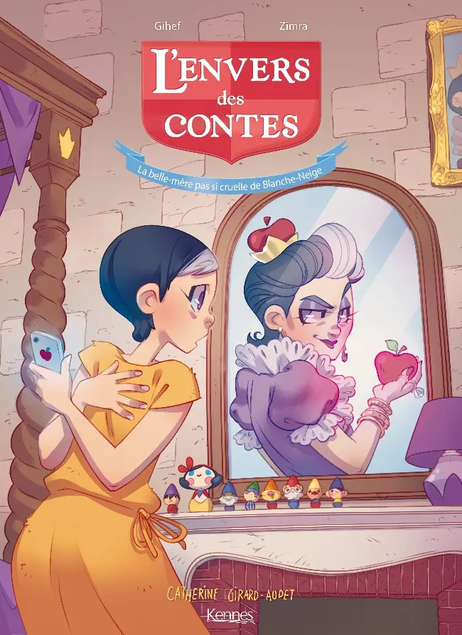 Couverture de l'album L'Envers des contes Tome 2 La belle-mère (pas si) cruelle de Blanche-Neige