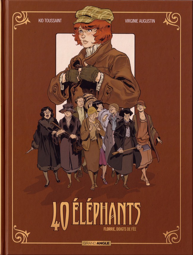 Couverture de l'album 40 éléphants Tome 1 Florrie, doigts de fée