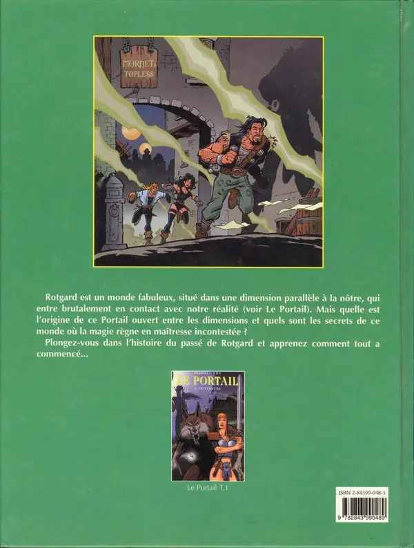 Verso de l'album Le Rouleau de Kraân