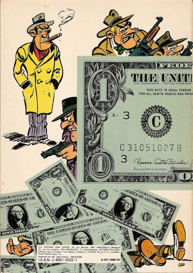 Verso de l'album Sammy Tome 8 Les gorilles et le roi dollar