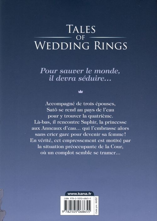 Verso de l'album Tales of Wedding Rings 4