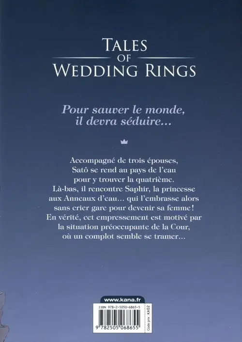 Verso de l'album Tales of Wedding Rings 4