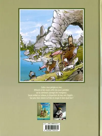 Verso de l'album Armandis Tome 3 A l'ombre des sylves