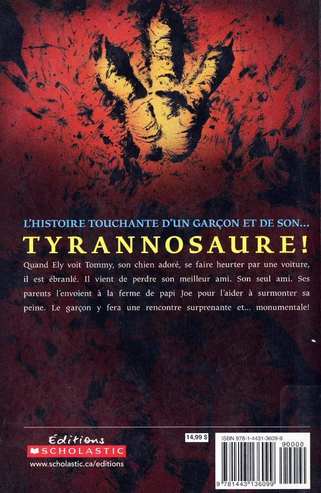 Verso de l'album Tommysaure
