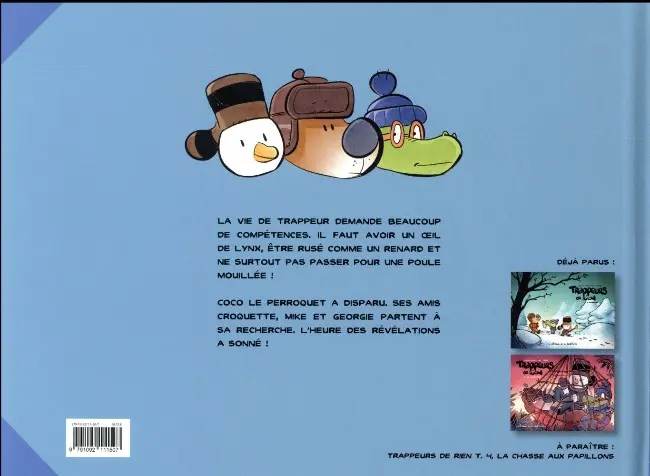 Verso de l'album Trappeurs de rien Tome 3 Coco a disparu