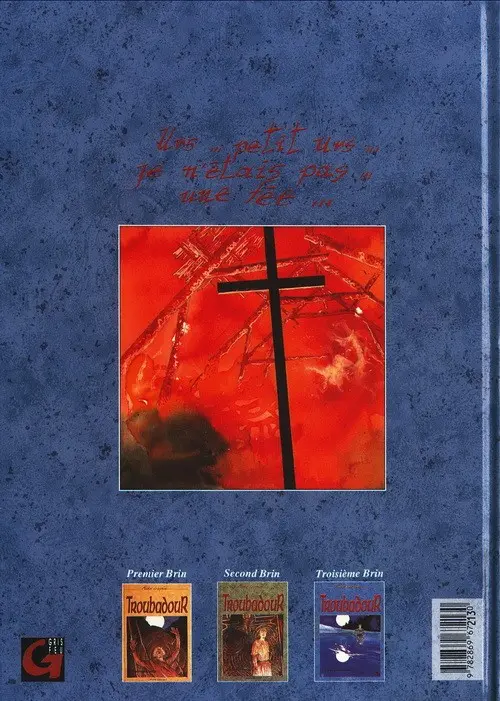 Verso de l'album Troubadour Tome 3 Troisième brin