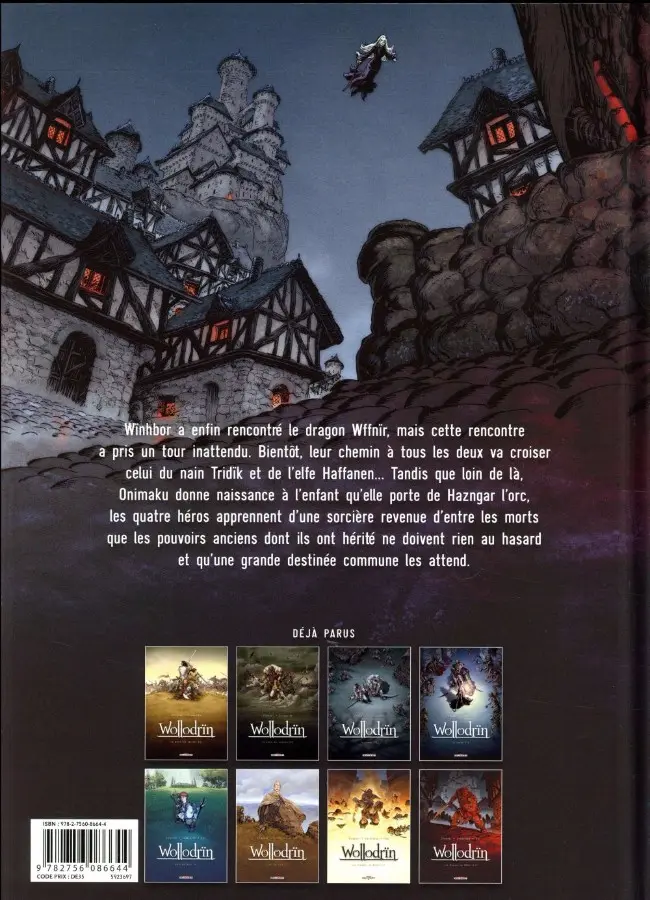 Verso de l'album Wollodrïn Tome 8 Les flammes de Wffnïr 2/2