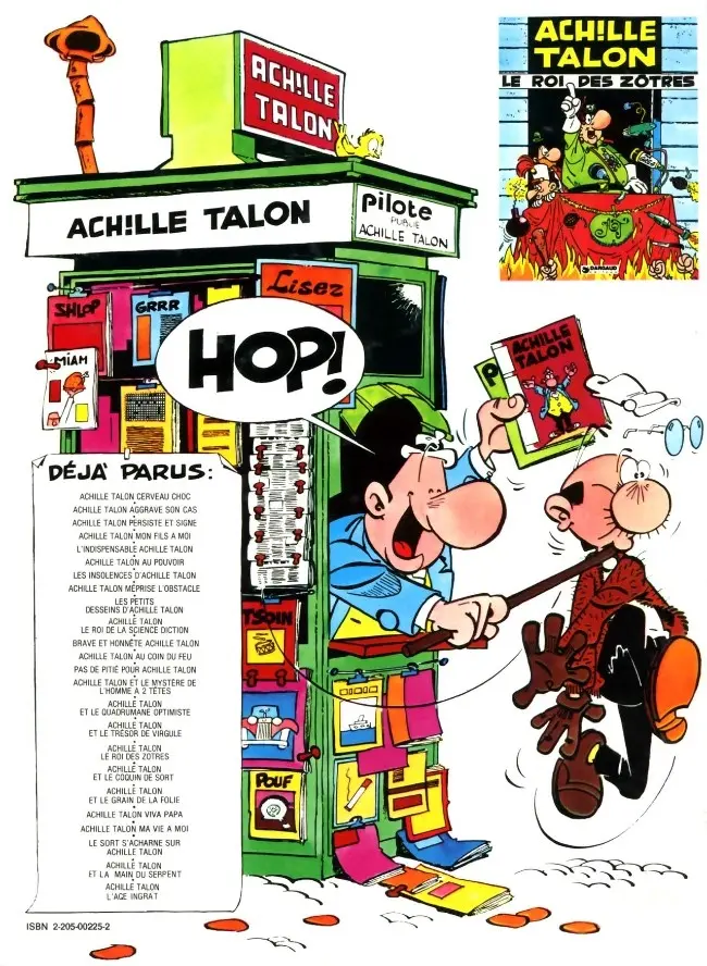 Verso de l'album Achille Talon Tome 2 Achille Talon aggrave son cas !