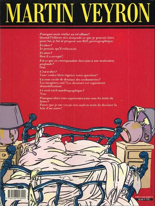 Verso de l'album L'Amour propre L'amour propre ne le reste jamais très longtemps