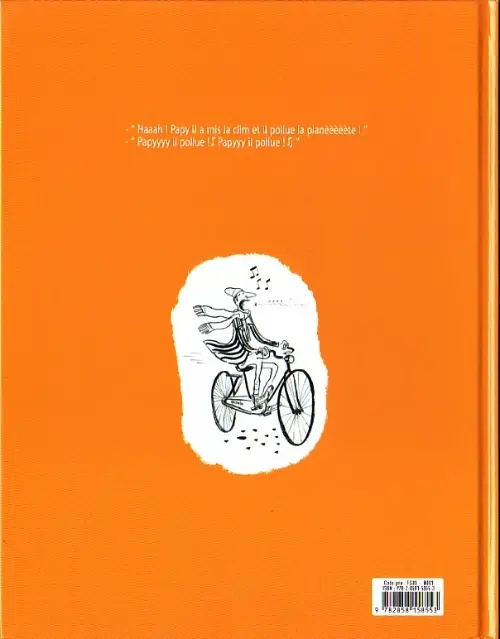 Verso de l'album Auto bio Tome 1