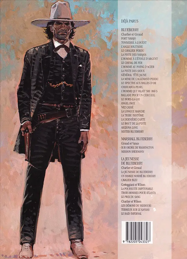 Verso de l'album Blueberry Tome 4 le cavalier perdu