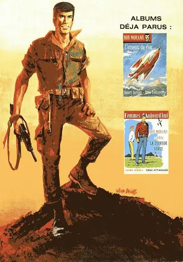 Verso de l'album Bob Morane Tome 1 L'oiseau de feu