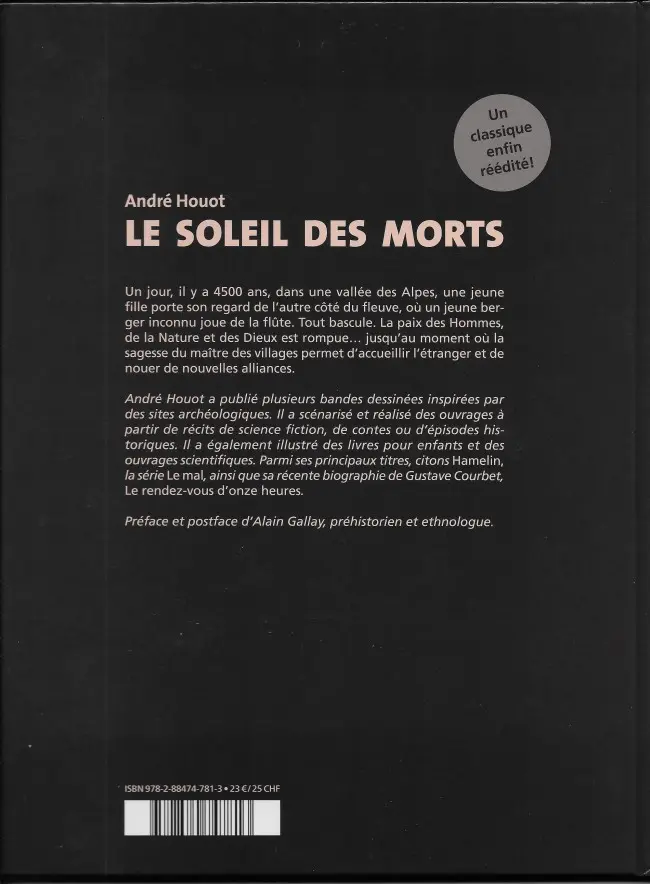 Verso de l'album Chroniques de la nuit des temps Tome 4 Le soleil des morts