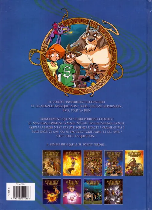 Verso de l'album Le Collège invisible Tome 8 Lostum