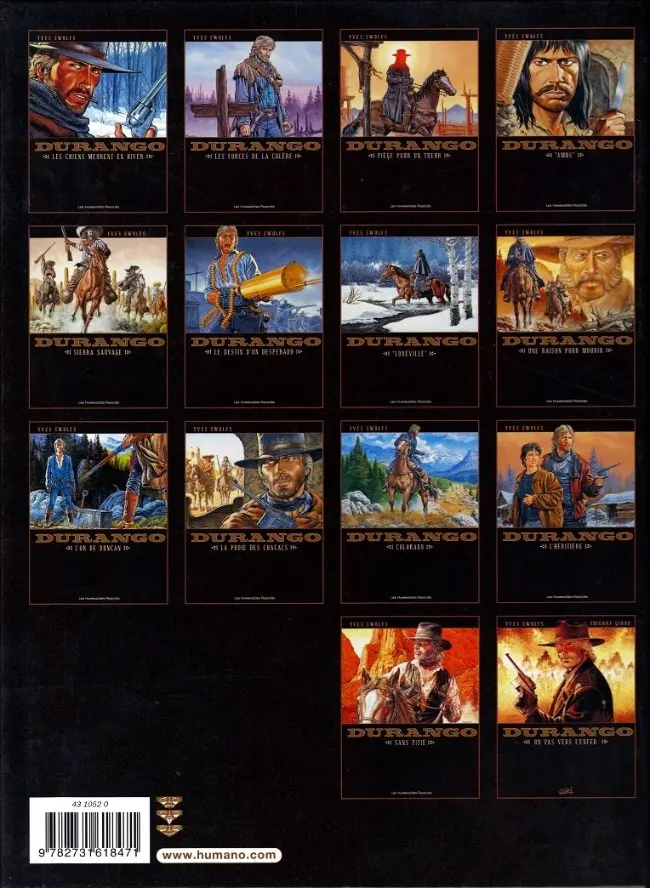 Verso de l'album Durango Tome 4 Amos