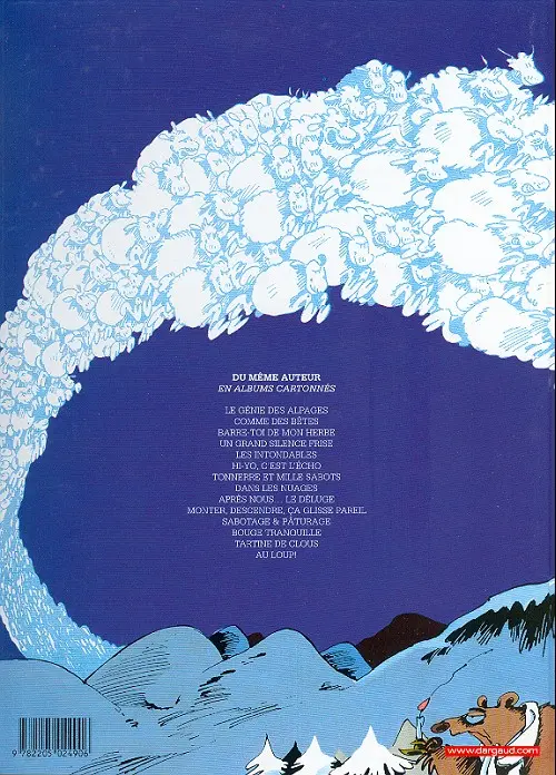 Verso de l'album Le Génie des Alpages Tome 7 Tonnerre, et mille sabots !!