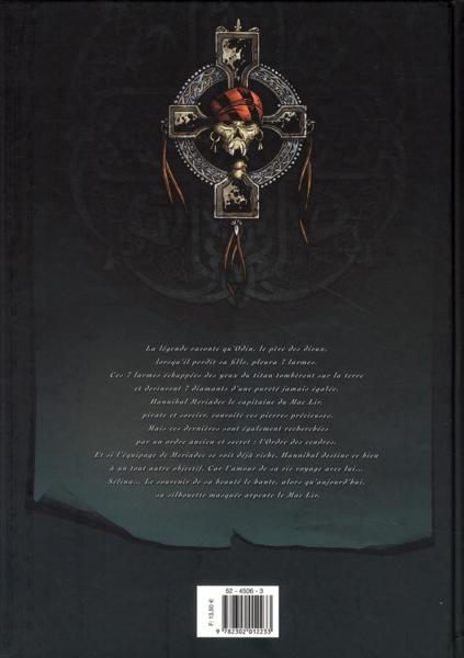 Verso de l'album Hannibal Meriadec et les larmes d'Odin Tome 1 L'Ordre des cendres