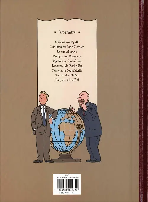 Verso de l'album Les aventures de Scott Leblanc Tome 1 Alerte sur Fangataufa