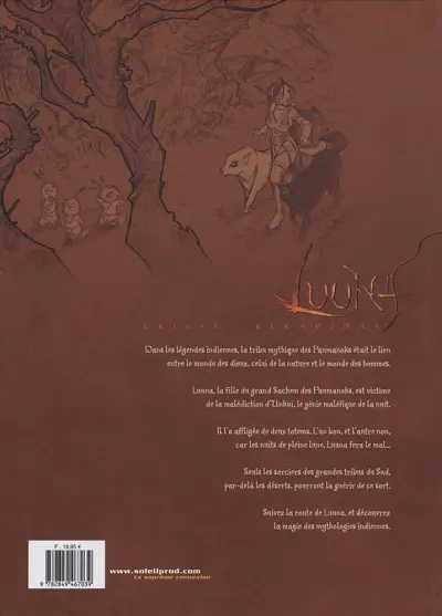 Verso de l'album Luuna Tome 5 Le Cercle des Miroirs