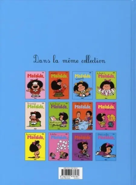 Verso de l'album Mafalda Tome 3 Mafalda revient