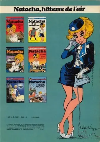 Verso de l'album Natacha Tome 5 Double vol