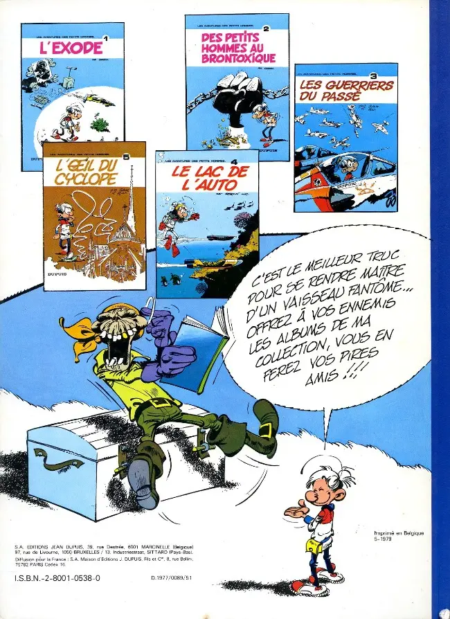 Verso de l'album Les Petits hommes Tome 6 Le vaisseau fantôme