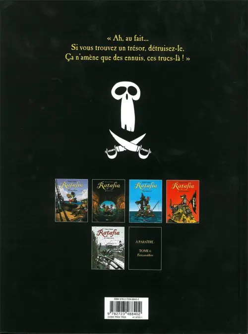 Verso de l'album Ratafia Tome 3 L'Impossibilité d'une île