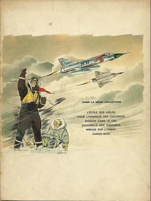 Verso de l'album Tanguy et Laverdure Tome 1 L'école des Aigles