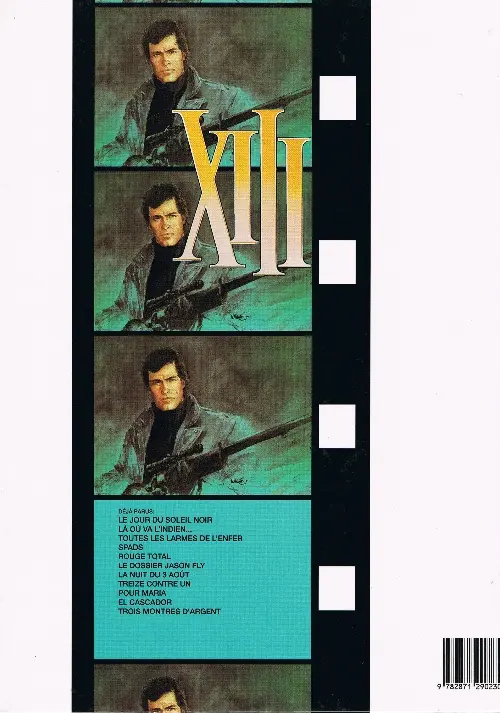 Verso de l'album XIII Tome 4 SPADS