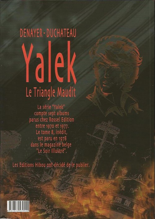 Verso de l'album Yalek Tome 8 le triangle maudit