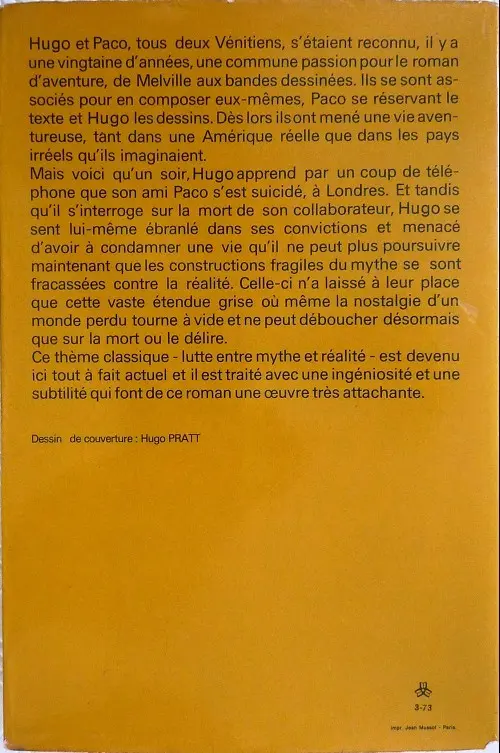 Verso de l'album Une vie d'aventures