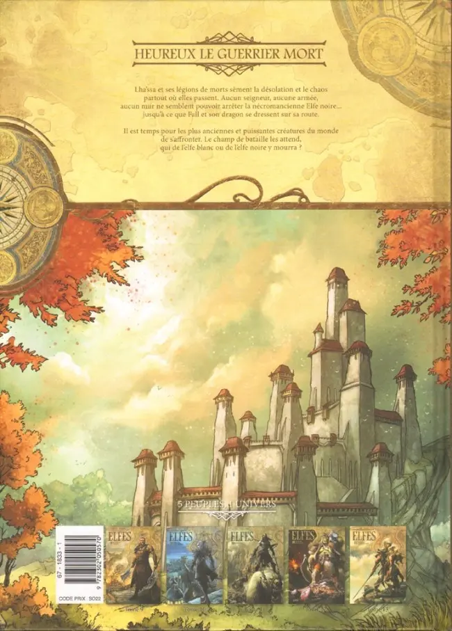 Verso de l'album Elfes Tome 13 Heureux le guerrier mort