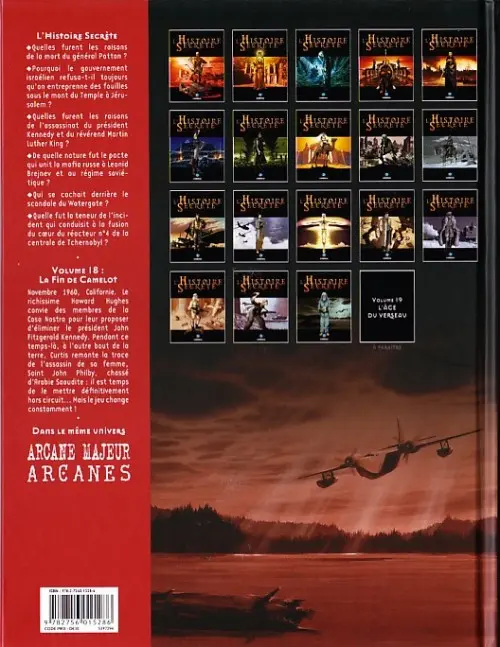 Verso de l'album L'Histoire secrète Volume 18 La Fin de Camelot