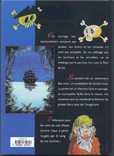 Verso de l'album Le Petit Guide humoristique ... Le Petit Guide illustré du Pirate