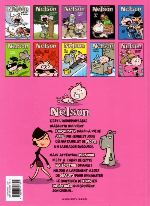 Verso de l'album Nelson Tome 10 Cyclone destroy