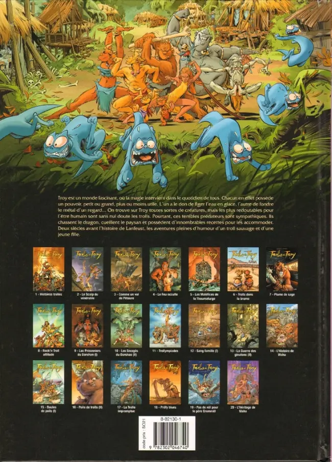 Verso de l'album Trolls de Troy Tome 20 L'Héritage de Waha