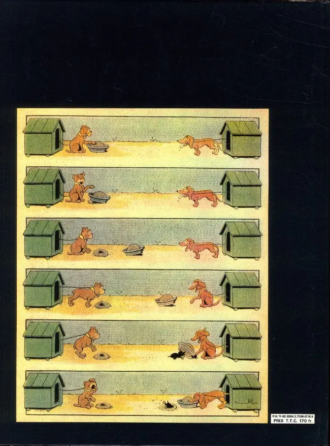 Verso de l'album Benjamin Rabier