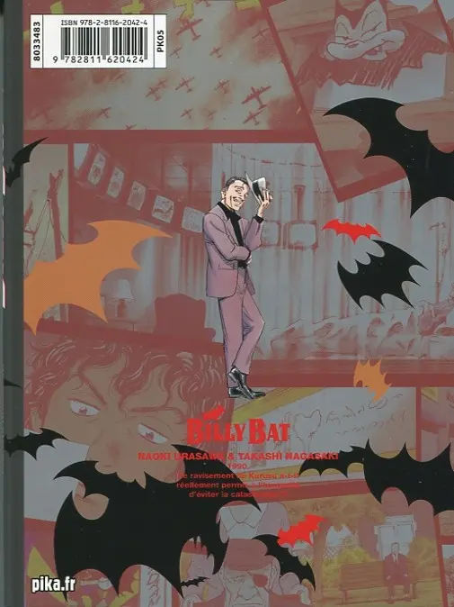 Verso de l'album Billy Bat 15