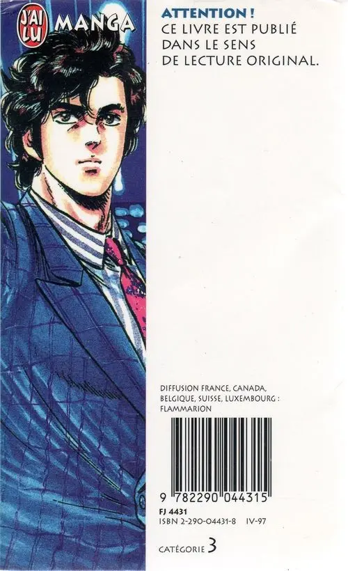 Verso de l'album City Hunter - Nicky Larson 13 Le Retour de l'Éléphant