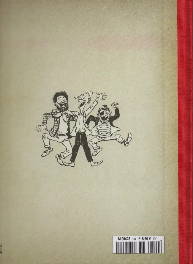 Verso de l'album Les Pieds Nickelés - La collection Tome 105 Les Pieds Nickelés et leur fusée atomique
