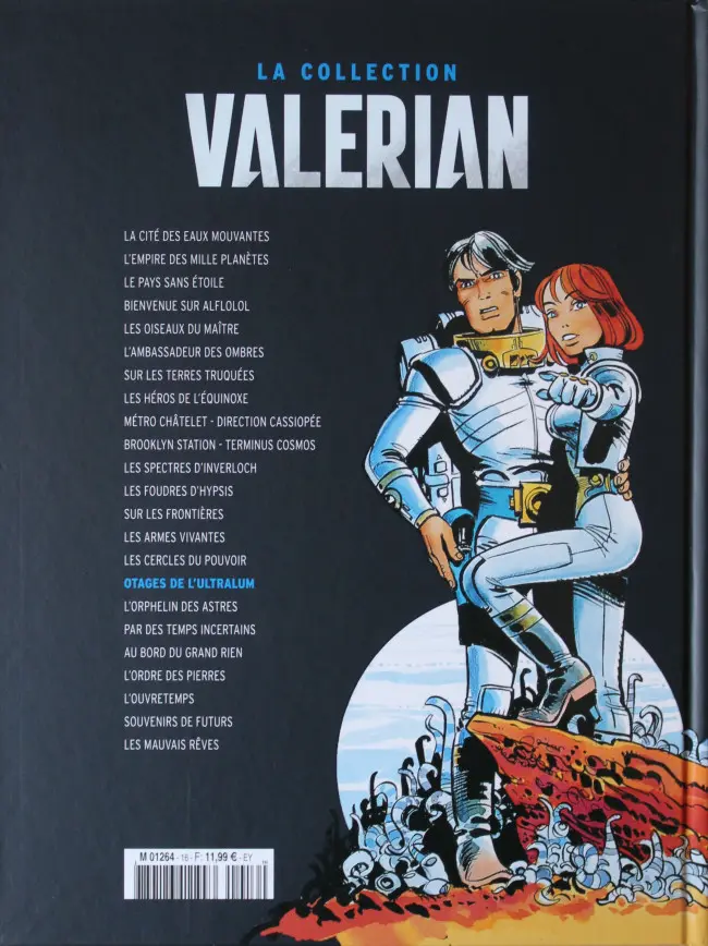 Verso de l'album Valérian Tome 16 Otages de l'ultralum