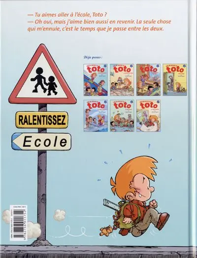 Verso de l'album Les Blagues de Toto Tome 7 La classe qui rit