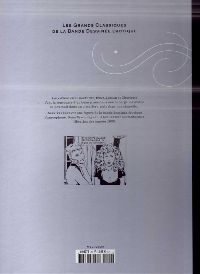 Verso de l'album Les Grands Classiques de la Bande Dessinée Érotique - La Collection Tome 20 Erma Jaguar - tome 3